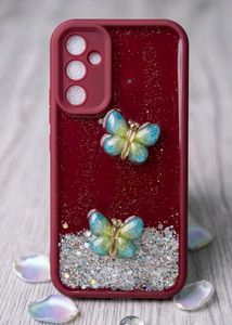Samsung Galaxy A15 5G Sparkly Butterfly Phone Case