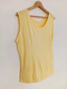 Sunny Yellow Sleeveless Top