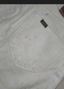Original Important Lee Flared Jeans White