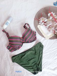 Striped Bikini Set