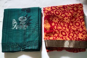 Beautifully Printed Sarees (Set of 2)