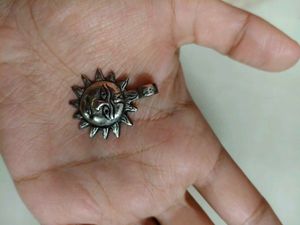 Sun Silver Pendant