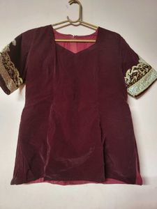 Elegant Velvet Lehenga for wedding  and festival