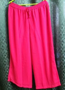 Embroidered Pink Kurta with Palazzo and Duppata
