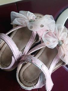 Cute Pink Bow Sandals