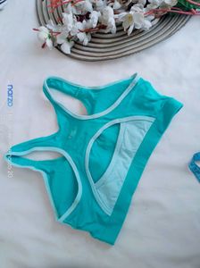 Teal Sports Bra
