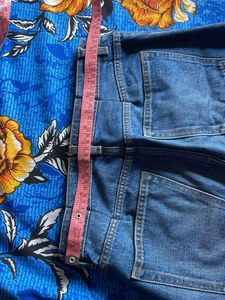 Women's Blue Wide Leg Jeans