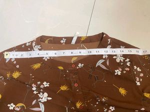 Party Wear Brown Dress