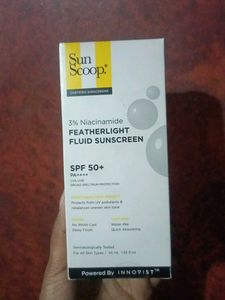 Sun Scoop 3% Niacinamide Sunscreen SPF 50+