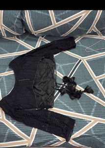 Elegant Black Lehenga Set