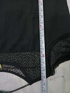Chic Black Net 🥳Sleeve Kurta