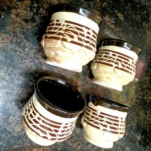 Indian art Tea Cups (Set of 4)