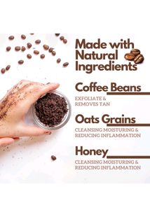 Samisha Exfoliating Body Scrub Coffee, Honey &amp; Oat