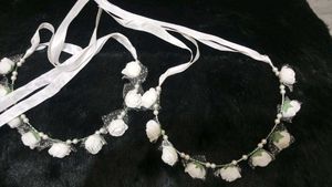 Floral &amp; Pearl Headband