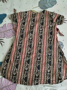 Unique Patterned Cotton Kurta
