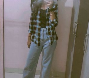 Light Wash Wide Leg Jeans