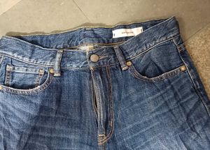 Wide Leg Cropped Denim Jeans