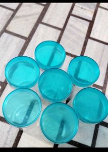 Aqua Blue Storage Containers (Set of 7)