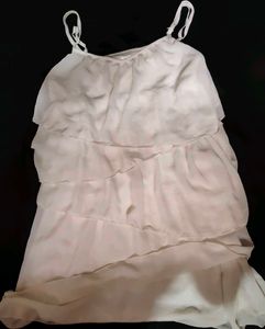 Tiered Strappy Top - Cream