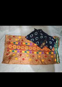 Bandhani Dress Material - Unstitched