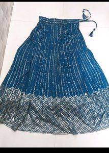 Stunning Blue Sequined Lehenga Choli