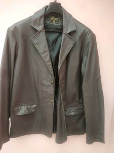 Stylish Brown faux Leather Jacket
