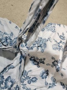 Floral Print Puff Sleeve Maxi Dress