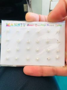 Pure Silver Nose Pin 💫(2 Pic )