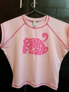 Pink Floyd Graphic Crop Top