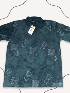 Men's Floral Print Short Sleeve Shirt