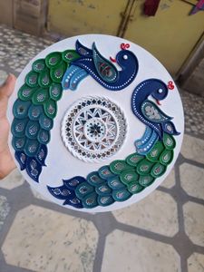 peacock pattern lippan art 🦋✨️