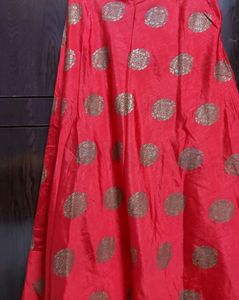 ❤Red golden printed Lehnga with Astar inside.. ❤✨