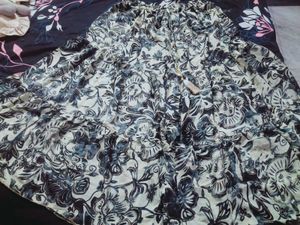 Bohemian Floral Tiered Maxi Skirt