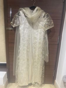 Ivory 4 piece kurta set