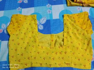 yellow saree for daily wear