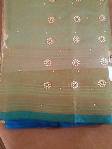 Fix Price Lightweight Embroidery Work Saree