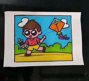 5 Pack original brush pen Sketch And Colouring