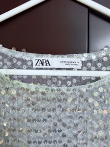 Sparkly Sequin Tiered Top