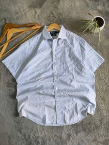 Light Blue Striped Polo Ralph Lauren Shirt
