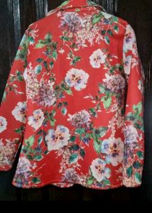 Floral Print Blazer