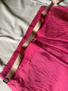 Stylish Pink coord Set with Embroidery