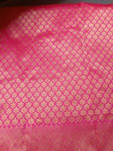 Beautiful New Banarasi Sare With Unstitched Blouse