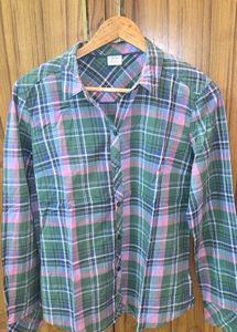 ESPRIT- Vintage Women’s Multicolour Plaid Shirt