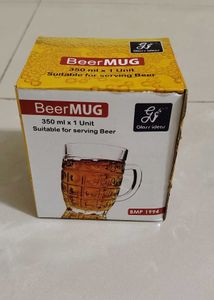 New Unused Glass Mug 350 ML