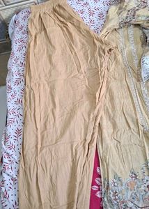 Elegant Beige Kurta Set with Dupatta