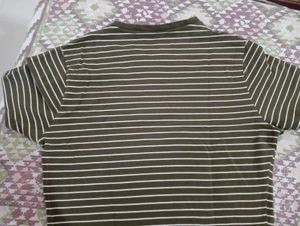 Striped Cropped T-Shirt
