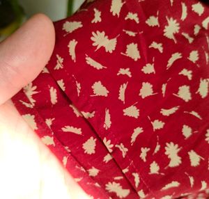 Red Floral Tunic
