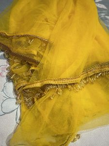 Yellow gharara n kurta or duppata