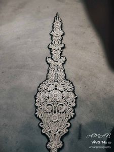 Embroidery Patch In Silver Colour