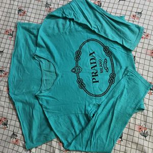 Chic Soft Teal Milano T-Shirt